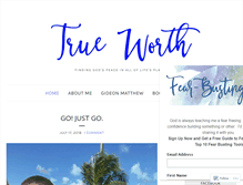Tablet Screenshot of mytrueworth.org